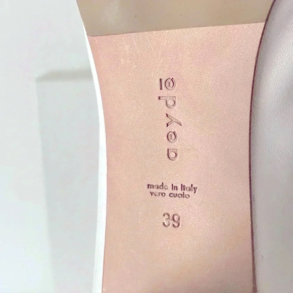 aeydē Germany Florence Block Heel Boot in Creamy White Nappa Leather Size 8 - Picture 5 of 8